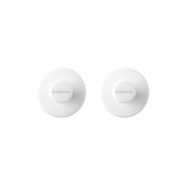 Brabantia Handtuchhalter ReNew 2 Stück, Weiss - FRI-GX47-002C6W