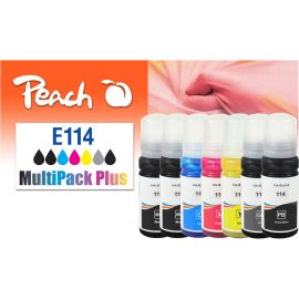 Peach Tinte für Epson CISS 114 MultiPack+ C/M/Y/G/FBK/2x BK - FRI-GX47-002DJ1