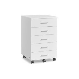 Songmics Multifunktionswagen 42 x 40 x 65.7 cm, Weiss - FRI-GX47-002SNY