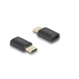 Delock USB-Adapter 8K 60 Hz, PD3.1, USB-C Buchse - USB-C Stecker - FRI-GX47-001SYF
