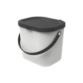 Rotho Recyclingbehälter Albula 6 l, Mistletoe Weiss - FRI-GX47-002FFQ
