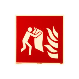 P.R.O. Löschdecke – Piktogramm 150 x 150 mm - FRI-GX47-0004VD