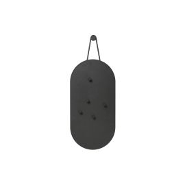 Zone Denmark Memotafel aus Metal, Schwarz - FRI-GX47-003K7J