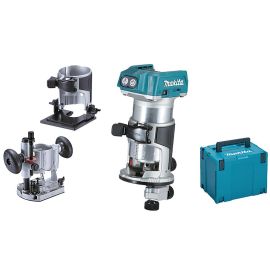 Makita Einhandfräse / Kantenfräse DRT50ZJX11 Set 18 V - FRI-GX47-0040GT