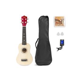 MAX Ukulele UKEY Set Soprano Natural 21 Zoll - FRI-GX47-005J3H