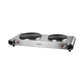 FURBER Doppelkochplatte Silber, 1500 W / 1000 W - FRI-GX47-000PMJ