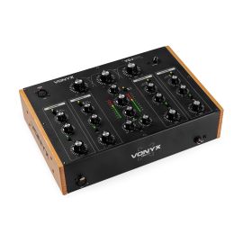 Vonyx VDJ270 4-Kanal Rotary DJ Mixer mit 3-Band Isolator - FRI-GX47-0047ZF