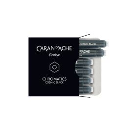 Caran d'Ache Tintenpatrone Schwarz, 6 Stück - FRI-GX47-003TNQ
