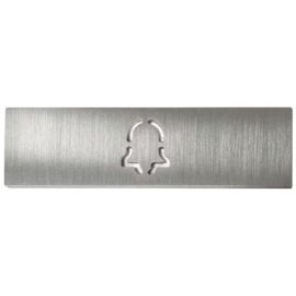 Doorbird Namensschild Glocke für D11x Ruftaste Edelstahl V4A - FRI-GX47-0010EW