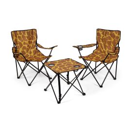 Zebraffo Camping-Sitzgarnitur Giraffe 3er - FRI-GX47-0018C3