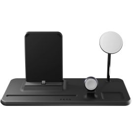 Zens Wireless Charger 4in1 + Watch Schwarz - FRI-GX47-003W9F