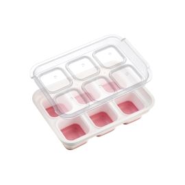 Westmark Eiswürfelbereiter mit Deckel Cube Rot - FRI-GX47-006R2H