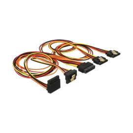 Delock Stromkabel SATA - 4x SATA gewinkelt 50 cm - FRI-GX47-00656F