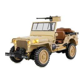 Amewi Scale Crawler Jeep Willys MB 1:14 Sand - FRI-GX47-001QAD