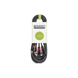 Bemero Audio-Verbindungskabel BAC2545-1000BK Schwarz - FRI-GX47-000TCQ