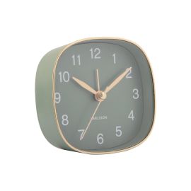 KARLSSON Klassischer Wecker Travel Square Jungle green - FRI-GX47-003BGH
