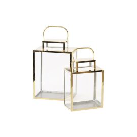 Boltze Laterne Jalena 2-teilig, Gold/Transparent - FRI-GX47-006ARG