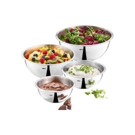 GEFU Rührschüssel-Set Cavaro 1 l/1.5 l/2.7 l/3.5 l, Silber - FRI-GX47-0028PV
