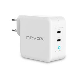 Nevox USB-Wandladegerät Dual USB-C Power Delivery 100 W - FRI-GX47-003P1A