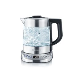 Severin Wasserkocher Delux Mini WK 3473 1 l, Silber/Transparent - FRI-GX47-005ET2