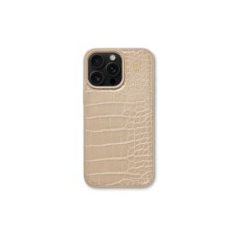 Ideal of Sweden Back Cover Croco iPhone 16 Pro Max Beige