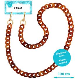 ZANAÉ Phone Necklace Tortoise Shell (309522) - FRI-HN64-000HB4