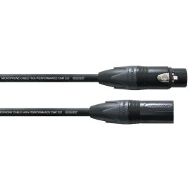 Cordial XLR-Kabel XLRm-XLRf 1 m, Schwarz
