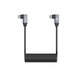 Smallrig Kabel USB-C Coiled Data Cable Gewinkelt auf gewinkelt - FRI-GX47-006JD2