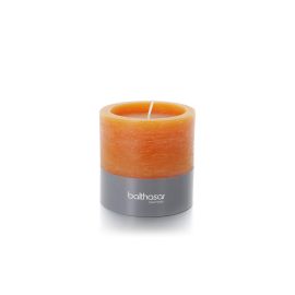 balthasar Kerze Rustico 10 cm x 10 cm, Orange - FRI-GX47-00006Z