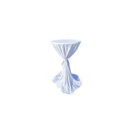 Dameco Stehtisch-Husse 80 cm/90 cm x 146 cm, Weiss - FRI-GX47-0001QV