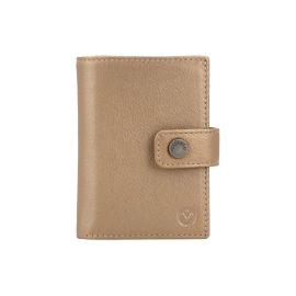 Valenta Card Wallet Leather MagSafe Luxe Metallic Sand - FRI-GX47-003PNH