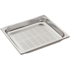 INOX Garbehälter GN 2/3 gelocht, 40 mm - FRI-GX47-001KXA