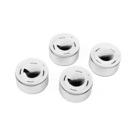 RC4WD Felgen 1.9" Aluminiumkappenräder, Weiss, 4 Stück - FRI-GX47-0025T4