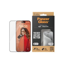 Panzerglass Displayschutz Ultra Wide Fit iPhone 15 Pro - FRI-GX47-001B25