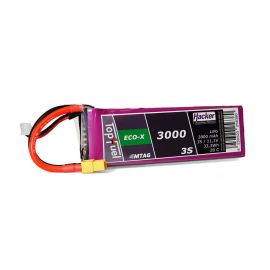 Hacker RC-Akku LiPo 3000 mAh 11.1 V 20C TopFuel ECO-X MTAG - FRI-GX47-004BY1