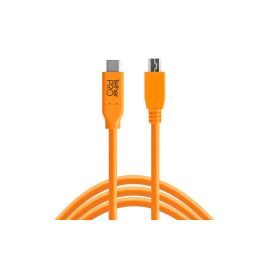 Tether Tools Kabel TetherPro USB-C / 2.0 Micro-B 5-Pin 4.6 Meter – orange - FRI-GX47-003H4X