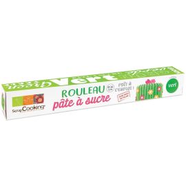 ScrapCooking Ausgerollter Zuckerfondant 430 g Grün - FRI-GX47-000XYA