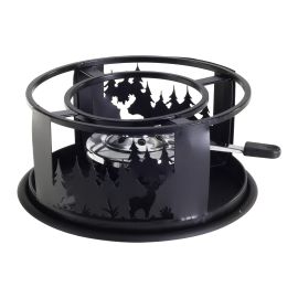Nouvel Fondue-Rechaud Waldtiere Schwarz - FRI-GX47-002TEH