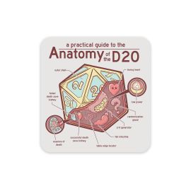 Glass Staff Anatomy of the D20 Sticker Mehrfarbig - FRI-GX47-001VV4