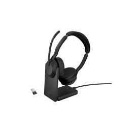 Jabra Headset Evolve2 55 Duo MS, USB-A, inkl. Ladestation - FRI-GX47-0015VJ