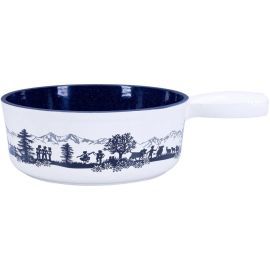 Nouvel Fondue-Caquelon Schwarz/Weiss - FRI-GX47-0078GN