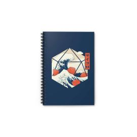 Glass Staff Notizbuch Great wave of Dice Blau - FRI-GX47-004AQB