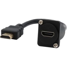 Exsys Adapterkabel D-Typ Kabel-Adapter HDMI Buchse zu Stecker 20cm - FRI-GX47-004EPB