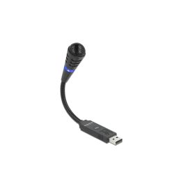 Delock Mikrofon USB Schwanenhals mit Mute Button, Uni-Direktional - FRI-GX47-002SDF