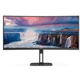 AOC Monitor CU34V5C/BK 34 ", 3440 x 1440 (UWQHD) - FRI-GX47-0014M0