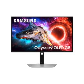 Samsung Monitor Odyssey G80HS OLED 4K UHD, 240 Hz, Silber - FRI-GX47-001MN8