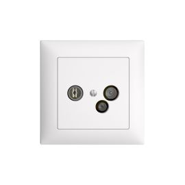 Feller EDIZIOdue Multimedia-Dose DD11 für R/TV/Modem - FRI-GX47-003YP7