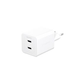 emPower by PanzerGlass USB-Wandladegerät Turbo 45 W inkl. 2 x USB-C Silber Weiss - FRI-GX47-00127X