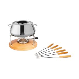Stöckli Fleischfondue-Set Säntis 9 Teile, Edelstahl - FRI-GX47-003ERZ