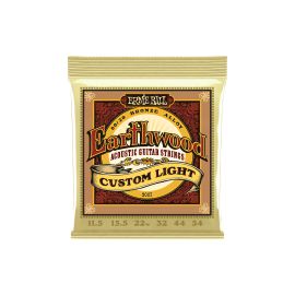 Ernie Ball Gitarrensaiten 2007 Earthwood Bronze – Custom Light 11.5-54 - FRI-GX47-00142Q